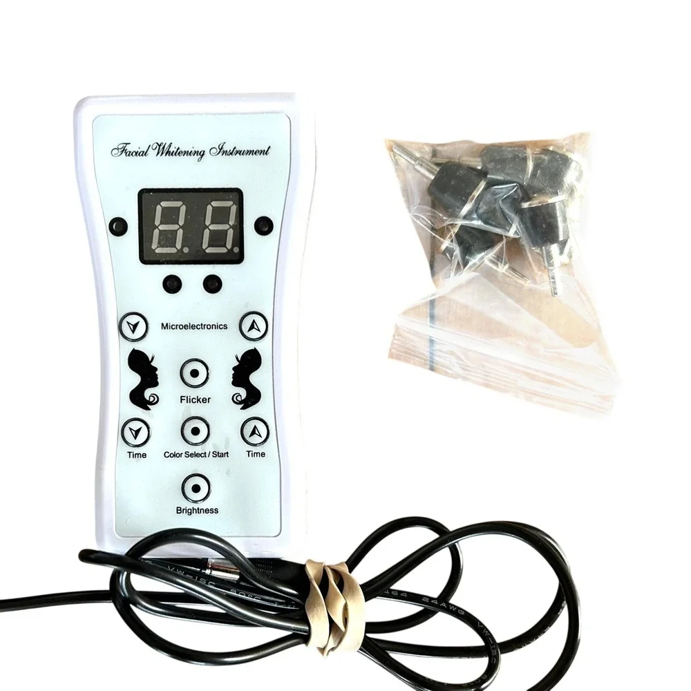 7 Color LED Beauty Mask Photon Light Therapy Face Neck Skin Rejuvenation White